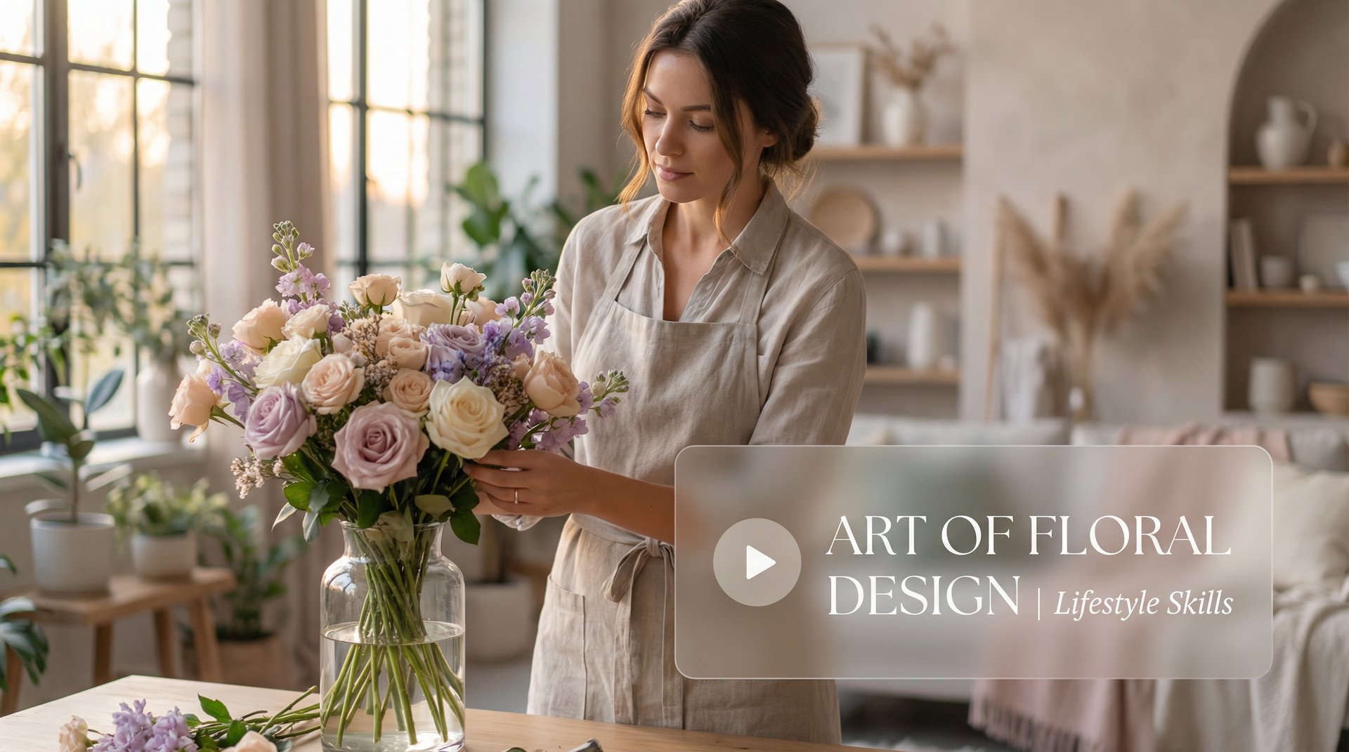 蘑菇视频精选 插花艺术视频